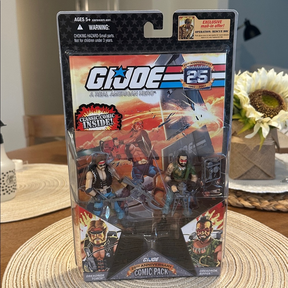 G.I. Joe 25th Anniversary Comic Pack Torch & Ripper